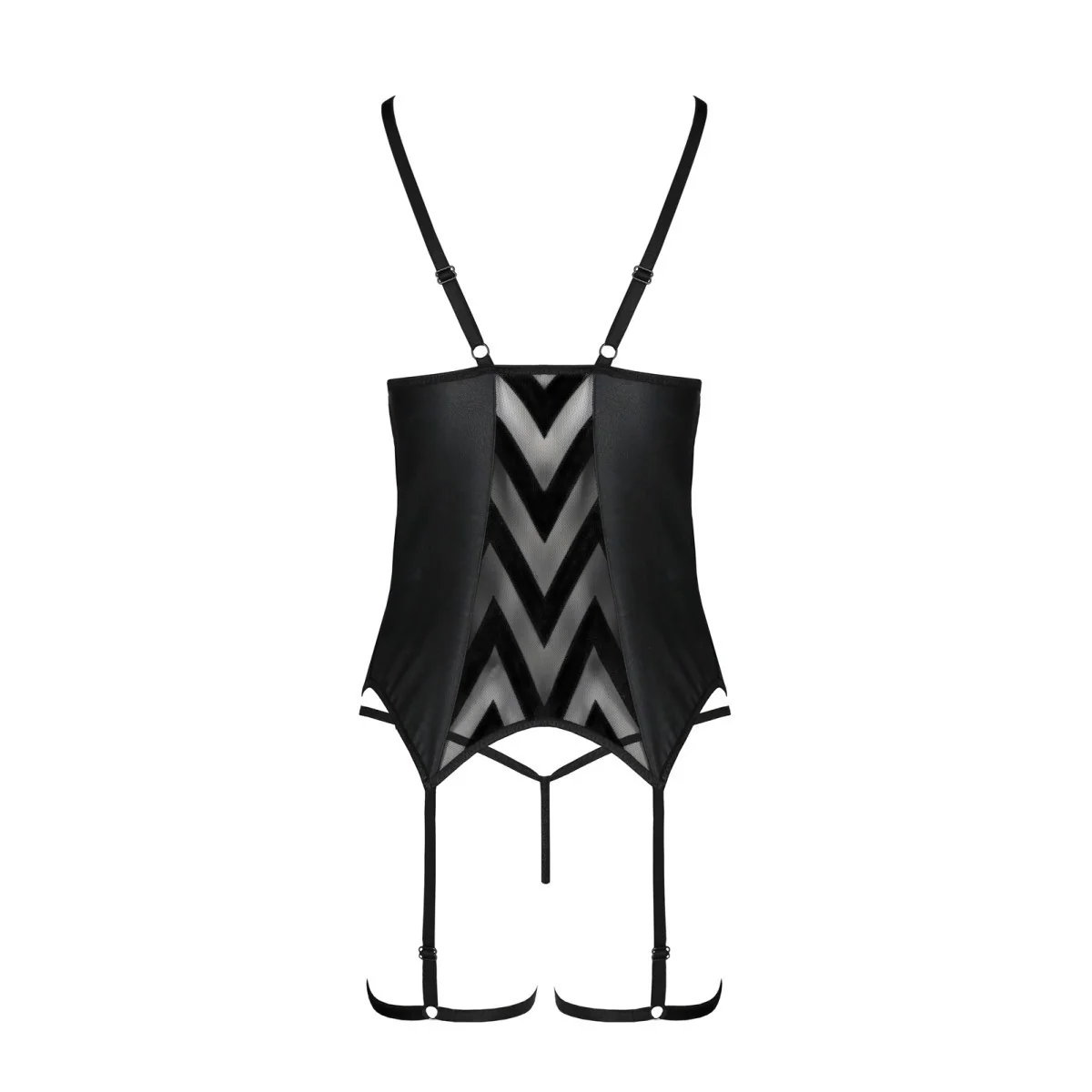 Angelica Korsett & Tanga schwarz von Passion-Exklusiv kaufen | Fesselliebe