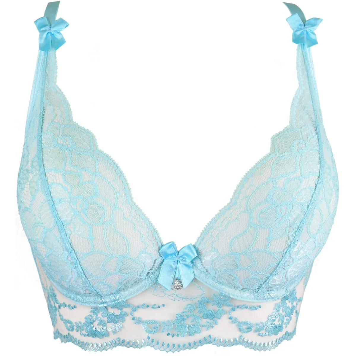 Bustier blau V-10121 von Axami kaufen | Fesselliebe