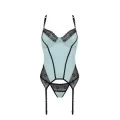 Sidra Korsett & Tanga Mint von Casmir