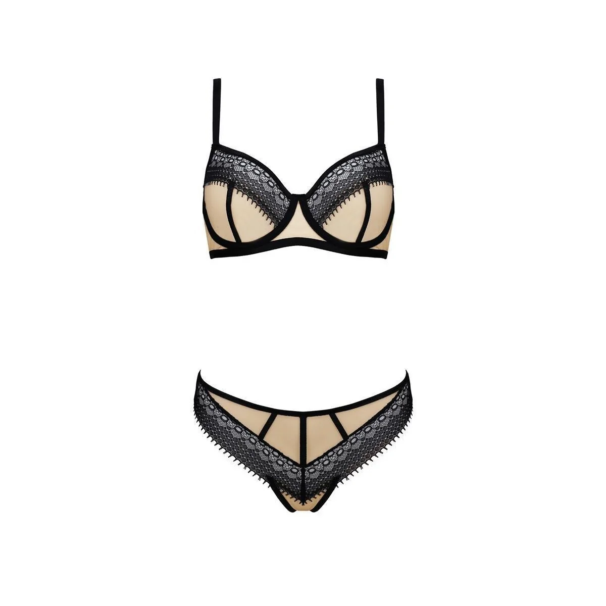 Denerys Bikini beige-schwarz von Casmir kaufen | Fesselliebe