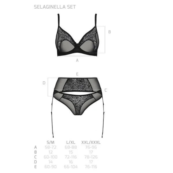 Eco Selaginella 3er Set schwarz von Passion Eco Collection kaufen | Fesselliebe