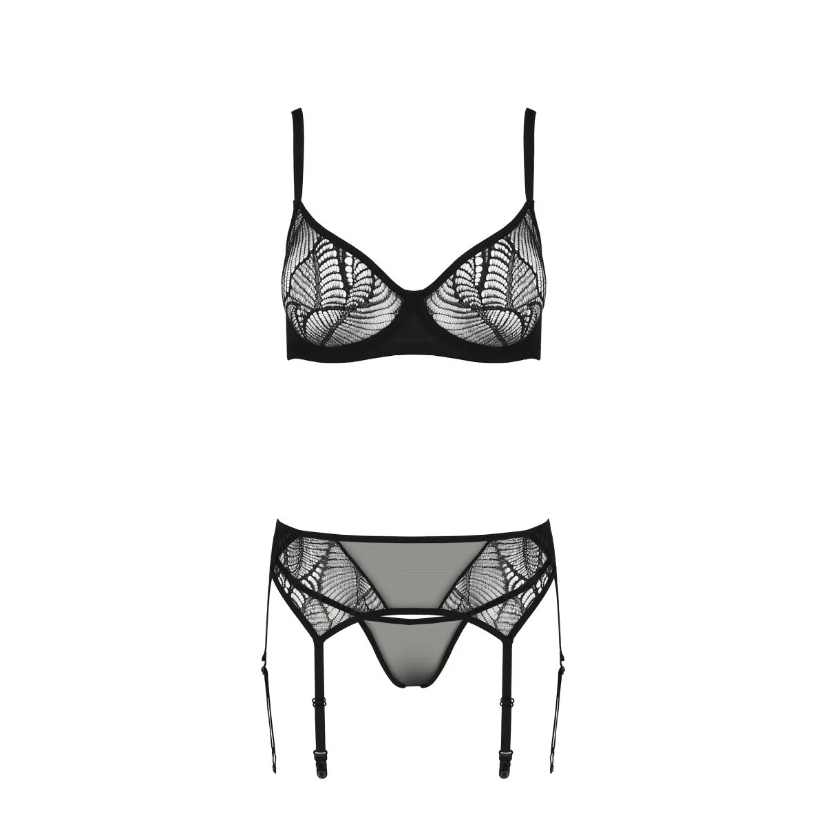 Eco Leafa 3er Set schwarz von Passion Eco Collection kaufen | Fesselliebe