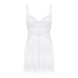 Amor Blanco Bügel Chemise & Tanga Weiss von Obsessive | Fesselliebe.de