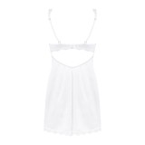 Amor Blanco Bügel Chemise & Tanga Weiss von Obsessive | Fesselliebe.de