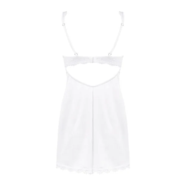Amor Blanco Bügel Chemise & Tanga Weiss von Obsessive | Fesselliebe.de