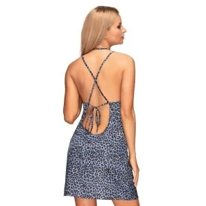 Nadines Chemise & Tanga Blau von Obsessive