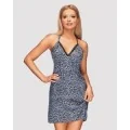 Nadines Chemise & Tanga Blau von Obsessive