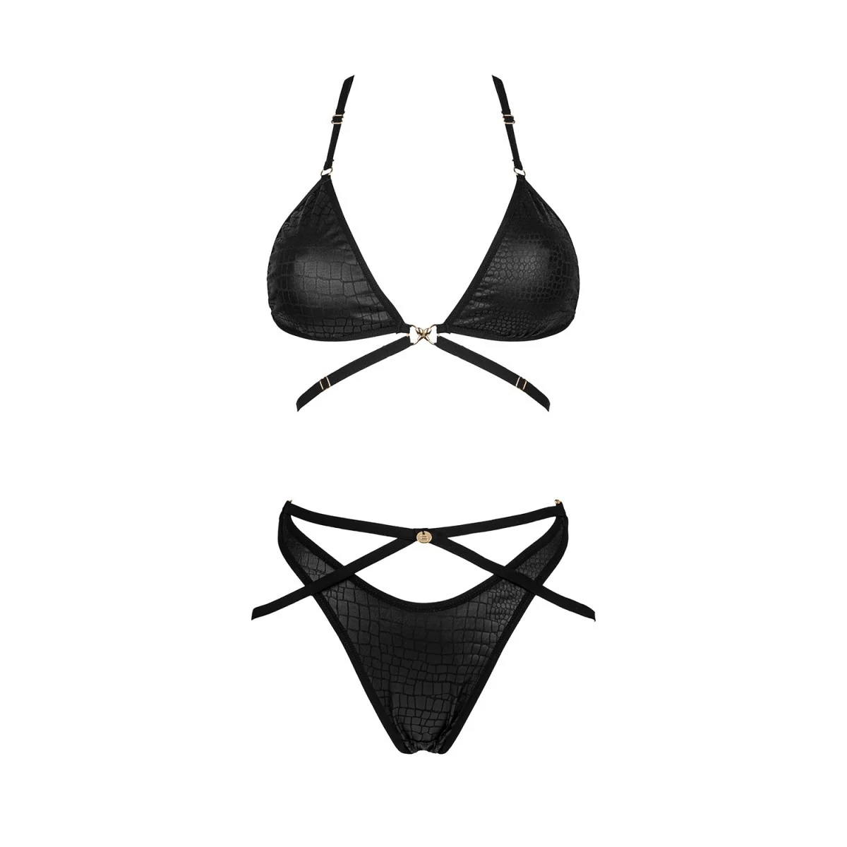 Cobra Nive 2er Set schwarz von Obsessive kaufen | Fesselliebe