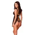 Milagros Chemise & Tanga Schwarz von Avanua