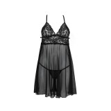 Leslie Chemise & Tanga Schwarz von Avanua | Fesselliebe.de