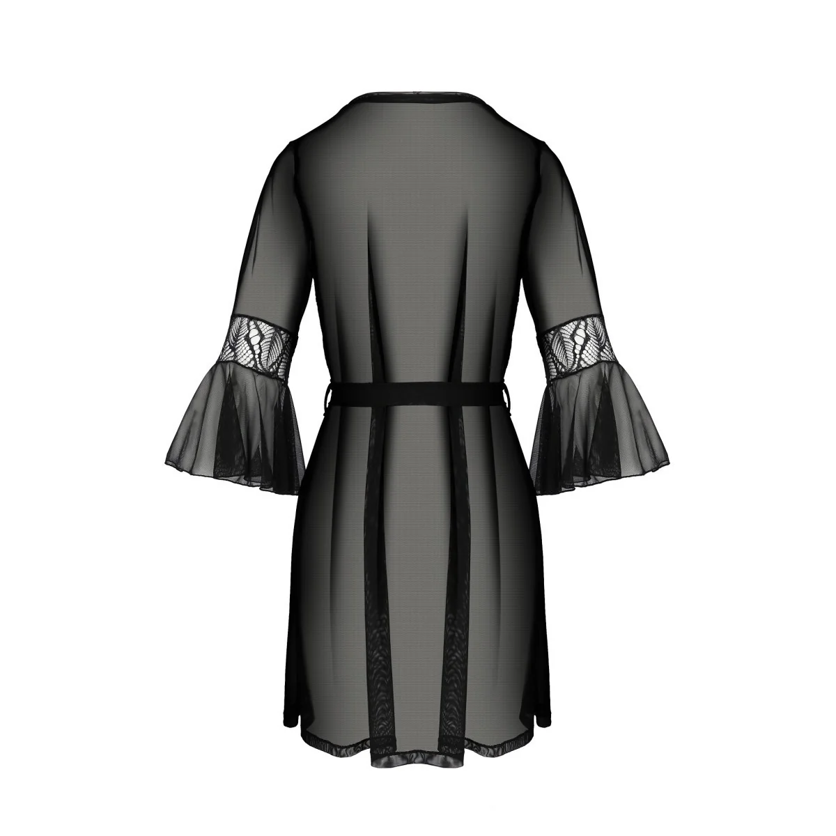 Eco Leafa Peignoir schwarz von Passion Eco Collection kaufen | Fesselliebe