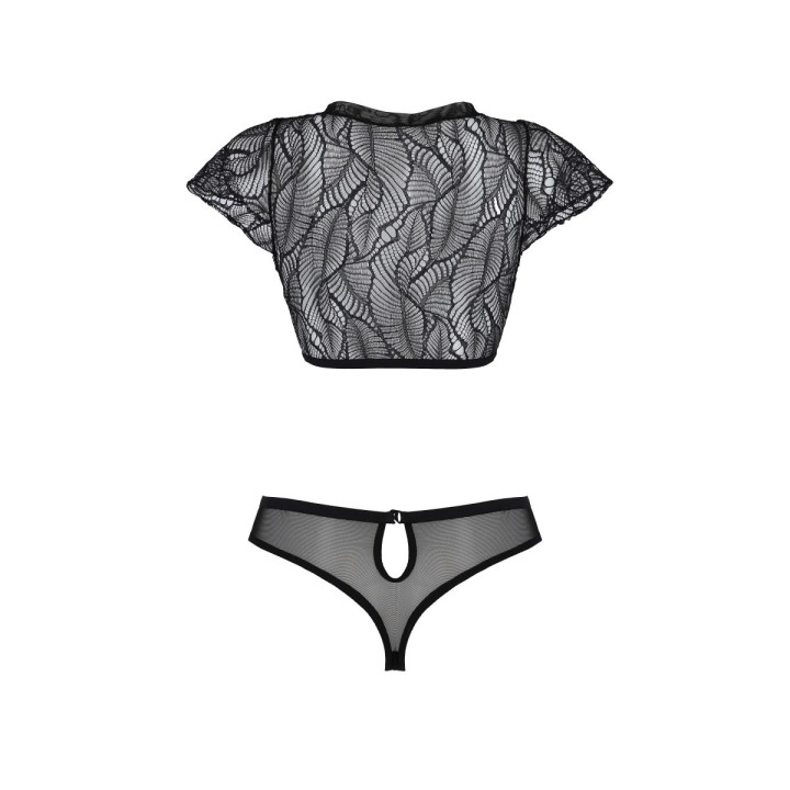 Eco Leafa Bikini Schwarz von Passion Eco Collection | Fesselliebe.de