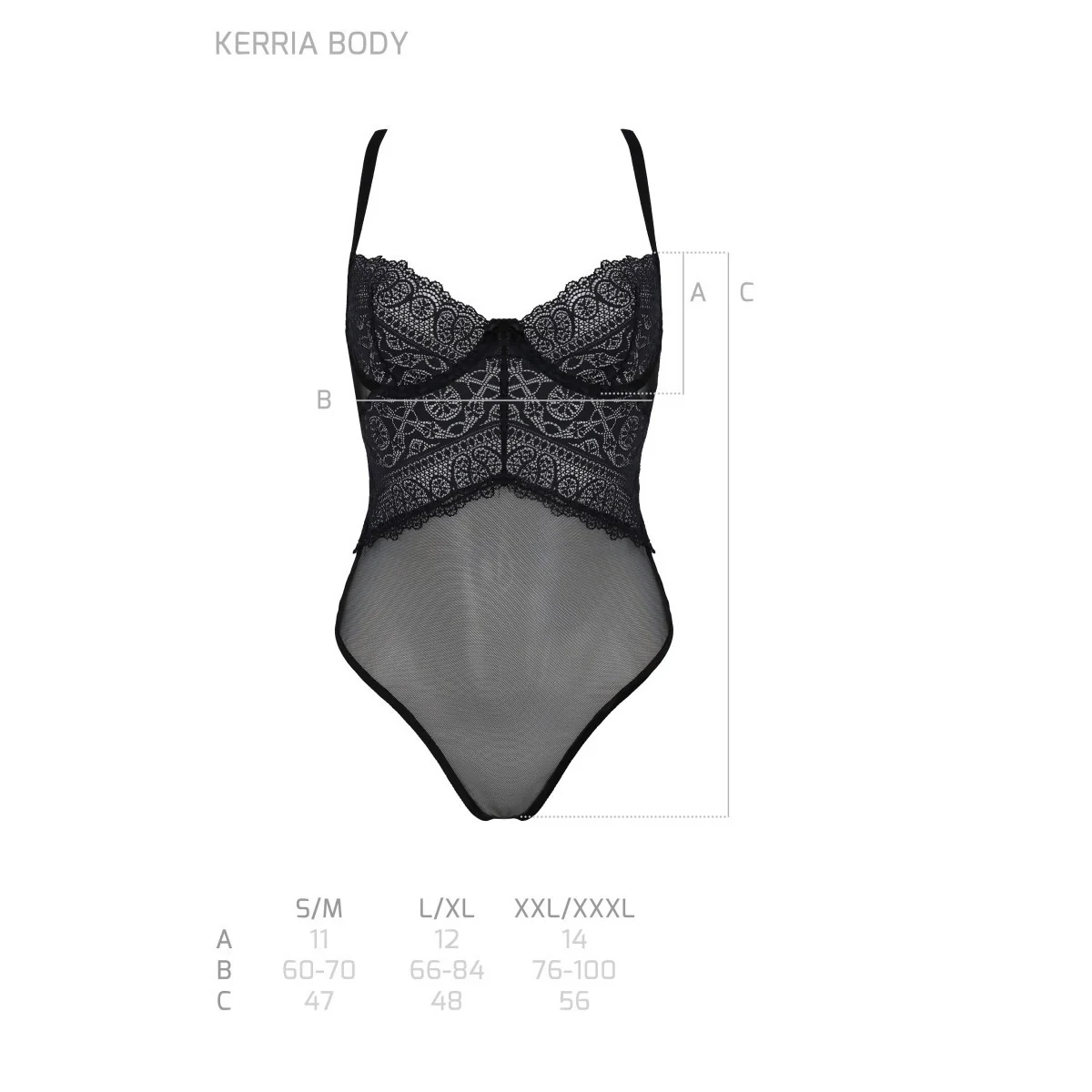 Eco Kerria Body schwarz von Passion Eco Collection kaufen | Fesselliebe