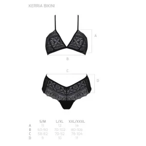 Eco Kerria Bikini Schwarz von Passion Eco Collection
