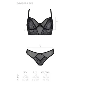 Eco Drosera 2er Set Schwarz von Passion Eco Collection