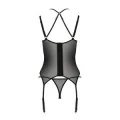 Eco Drosera Korsett & Tanga Schwarz von Passion Eco Collection