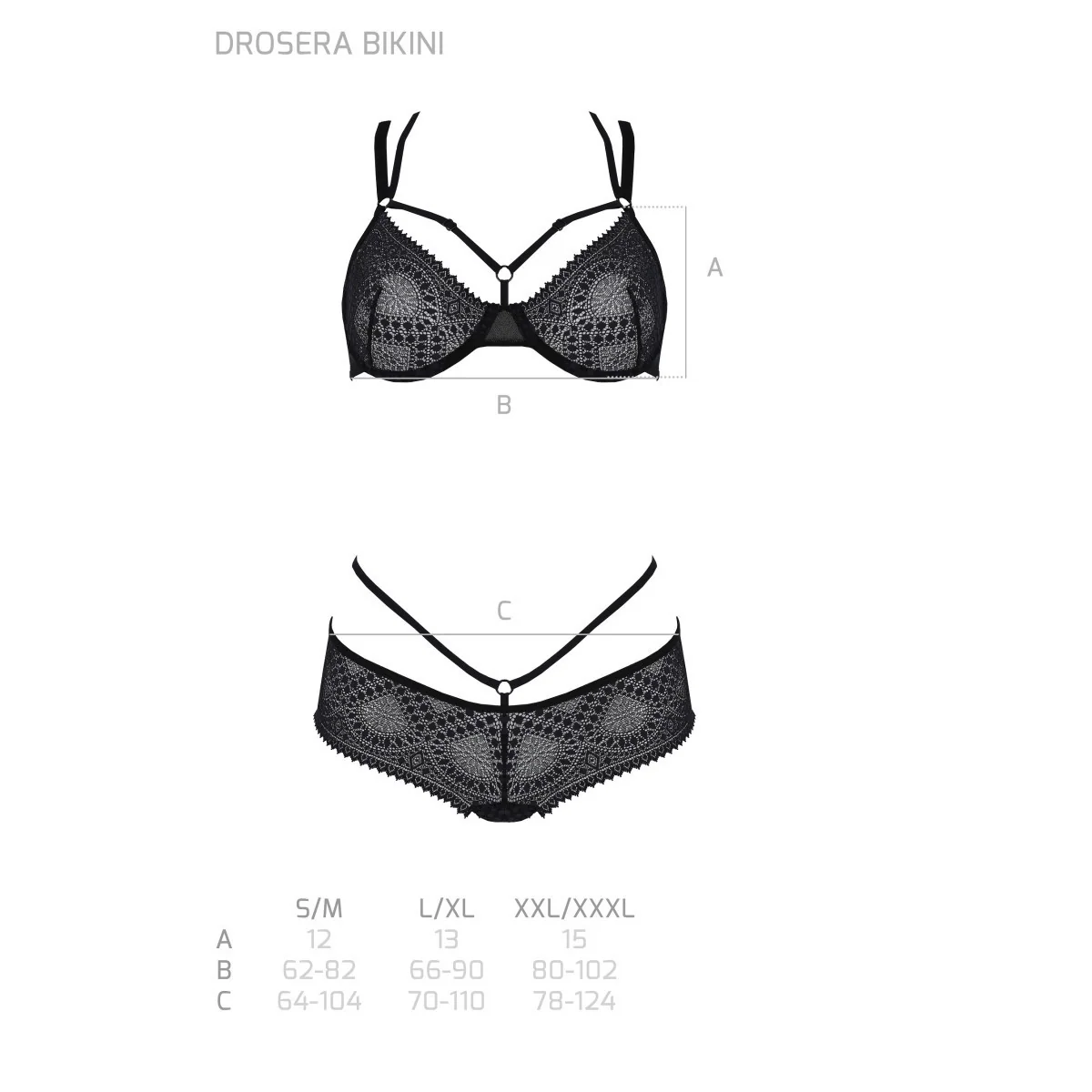 Eco Drosera 2er Set Bikini schwarz von Passion Eco Collection kaufen | Fesselliebe
