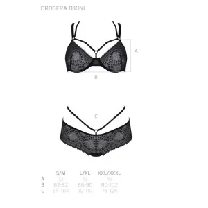 Eco Drosera 2er Set Bikini Schwarz von Passion Eco Collection