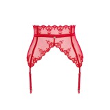 Lonesia Strumpfgürtel Rot von Obsessive | Fesselliebe.de
