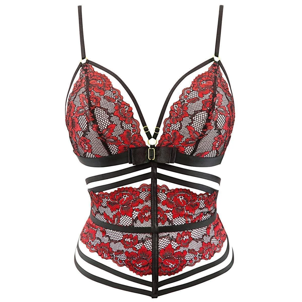 Korsett schwarz V-10037 von Axami kaufen | Fesselliebe