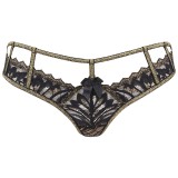 String Schwarz-Gold V-10108 von Axami | Fesselliebe.de