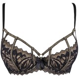 BH Schwarz-Gold V-10101 von Axami | Fesselliebe.de