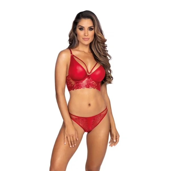 Bustier rot V-10071 von Axami kaufen | Fesselliebe