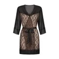 Allunes Peignoir Schwarz-Leo von Obsessive