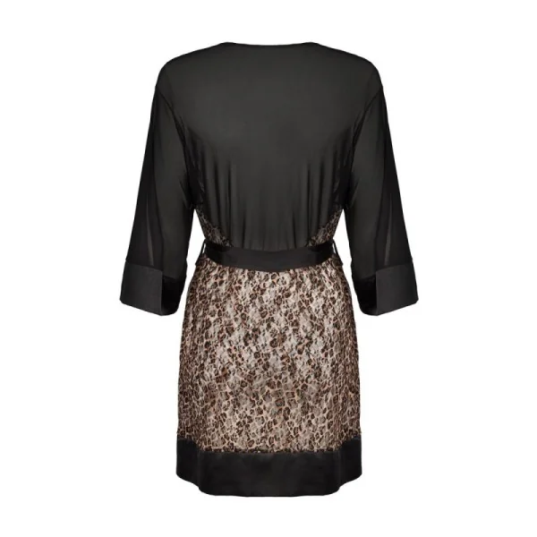 Allunes Peignoir schwarz-Leo von Obsessive kaufen | Fesselliebe