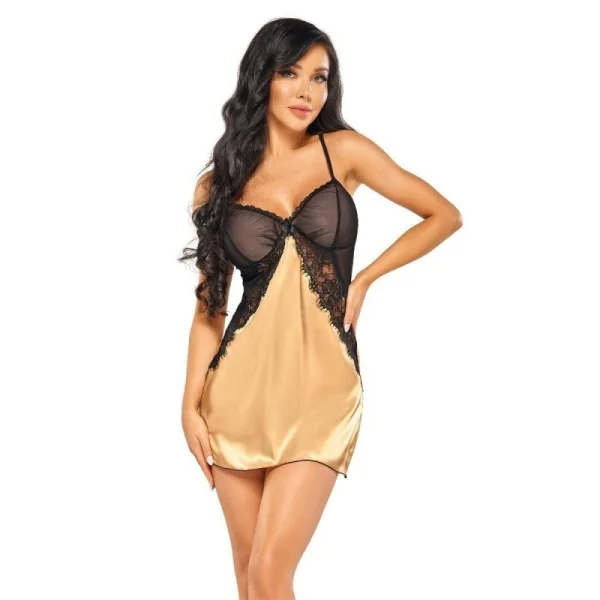 Marinela Chemise & Tanga gold von Beauty Night Fashion kaufen | Fesselliebe