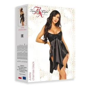 Julieta Chemise & Tanga Schwarz von Beauty Night Fashion