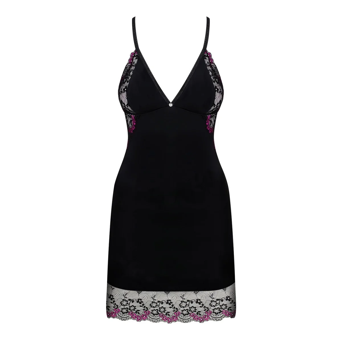 Vanessme Chemise & Tanga schwarz von Obsessive kaufen | Fesselliebe