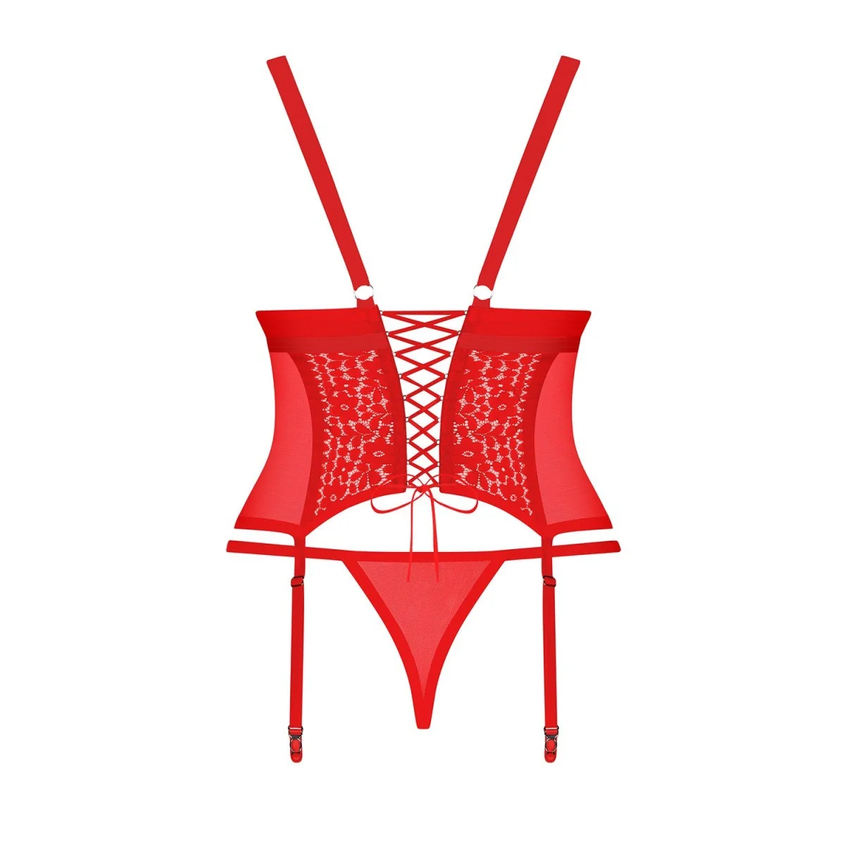 Blossmina Korsett & Tanga rot von Obsessive kaufen | Fesselliebe
