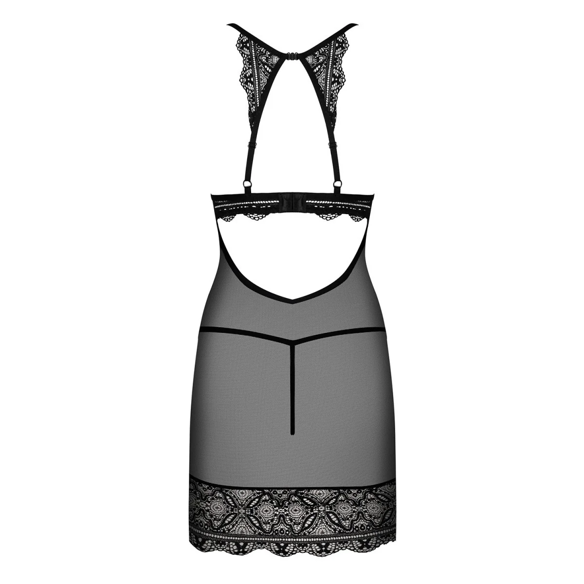 Renelia Chemise & Tanga schwarz von Obsessive kaufen | Fesselliebe