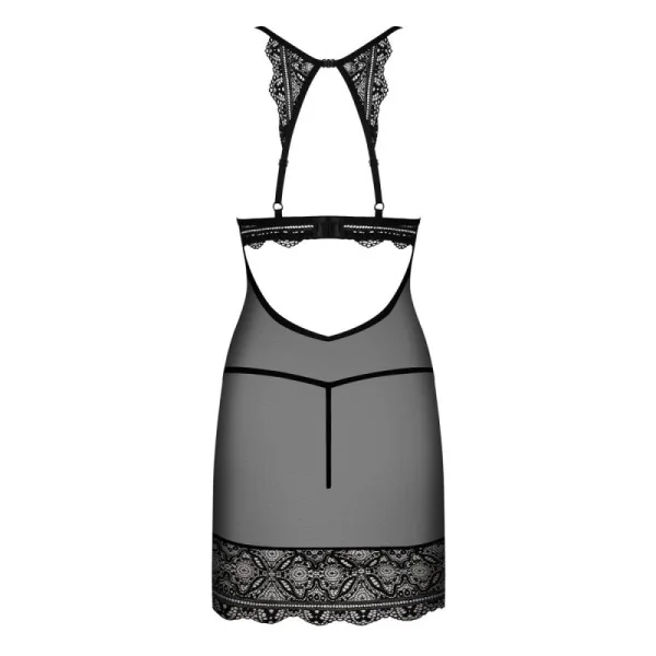 Renelia Chemise & Tanga schwarz von Obsessive kaufen | Fesselliebe