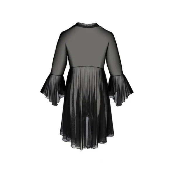 Eco Primula Peignoir schwarz von Passion Eco Collection kaufen | Fesselliebe