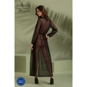 Eco Zinnia Peignoir Schwarz von Passion Eco Collection