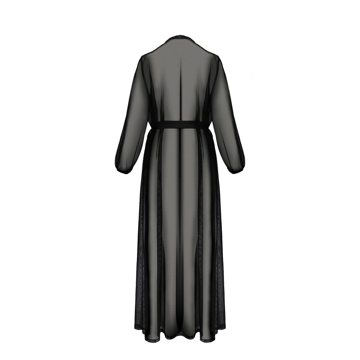 Eco Zinnia Peignoir schwarz von Passion Eco Collection kaufen | Fesselliebe