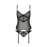 Eco Zinnia Korsett Schwarz von Passion Eco Collection | Fesselliebe.de