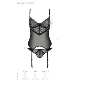 Eco Zinnia Korsett Schwarz von Passion Eco Collection