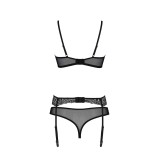 Eco Zinnia 3er Set Schwarz von Passion Eco Collection | Fesselliebe.de