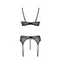Eco Primula 3er Set mit offenem BH Schwarz von Passion Eco Collection