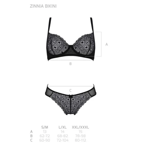 Eco Zinnia Bikini schwarz von Passion Eco Collection kaufen | Fesselliebe