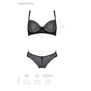 Eco Zinnia Bikini Schwarz von Passion Eco Collection