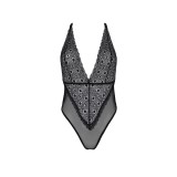 Eco Zinnia Body Schwarz von Passion Eco Collection | Fesselliebe.de