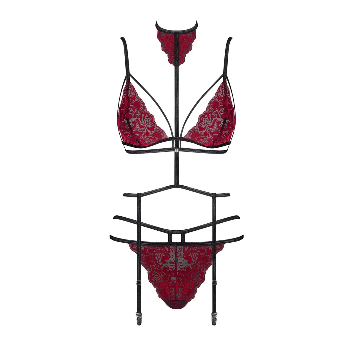 Sugestina 3er Set rot von Obsessive kaufen | Fesselliebe