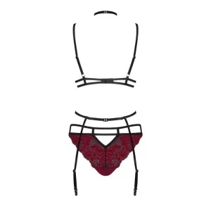 Sugestina 3er Set Rot von Obsessive