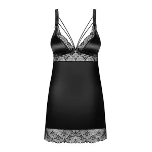 Eloissa Chemise & Tanga Schwarz von Obsessive