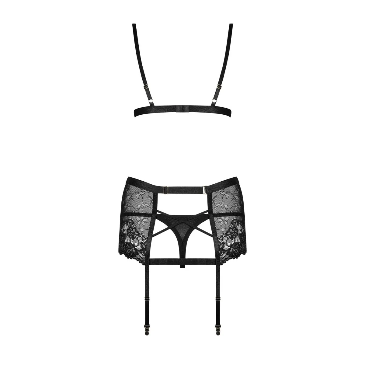 Blanita 3er Set schwarz von Obsessive kaufen | Fesselliebe