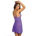 Babydoll & String Lila V-9689 von Axami